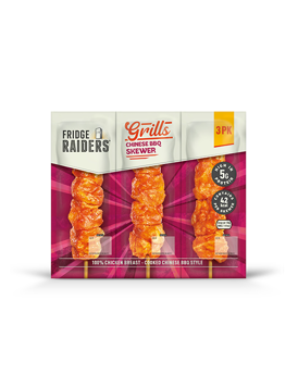 Grills Chinese BBQ Skewer 3PK Shadow